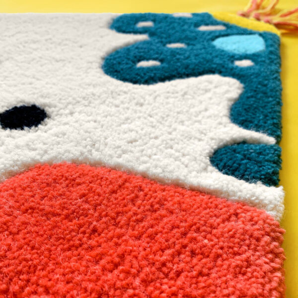 Tapis KAZAN Bleu canard – Image 3